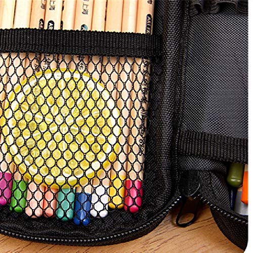 Pikachu - Bolsa para bolígrafos de Duende para mascotas de gran capacidad, estuche para lápices, estuche de maquillaje, bolsa de maquillaje.