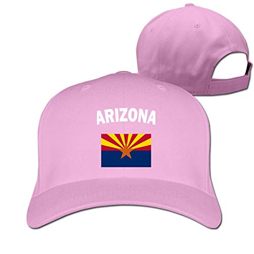 Pimkly Unisexo Sombreros/Gorras de béisbol, Arizona Flag-1 Cotton Pure Color Baseball Cap Classic Adjustable Dad Hat