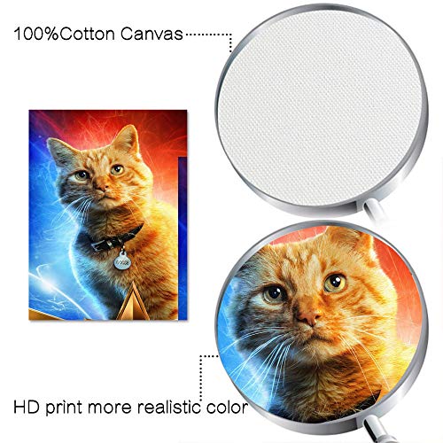 Pintura al óleo abstracta moderna con diseño de ganso en capitán para decoración del hogar, decoración de pared, 61 x 91 cm, sin marco