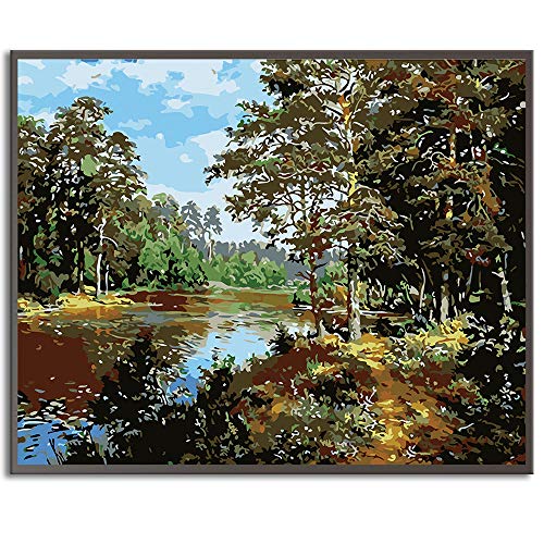 Pintura digital Naturaleza Paisaje digital Fotos Bricolaje Decoración del hogar Regalos 60x75cm