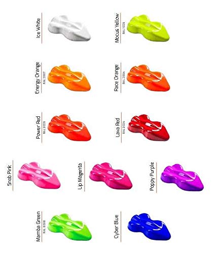 Pintura Fluorescente MOCUS Yellow 1 Litro Custom Creative (Disolvente)