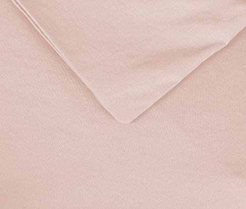 Pinzon - Juego de funda de edredón plisada - 220 x 250 cm - Rosa colorete