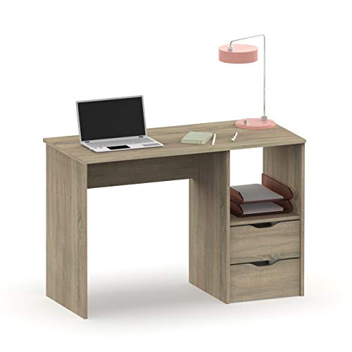 Pitarch Mesa Escritorio EKO 2 cajones 1 Hueco Color Cambrian Oficina despacho Estilo Moderno 76x115x50 cm