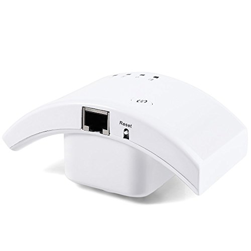 PIX-LINK Extensor WiFi, N300 Mbps WiFi Amplificador de Alcance WiFi con WPS Button-WR01, Blanco