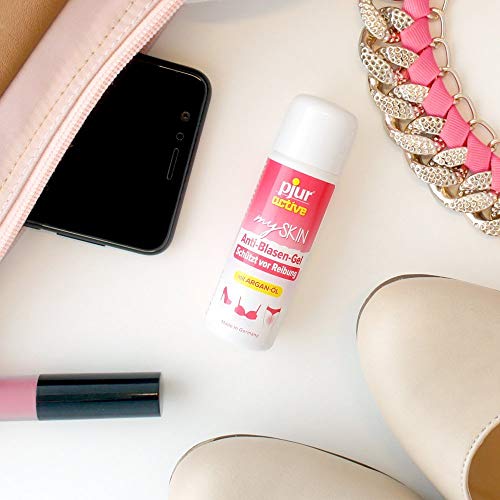 pjuractive mySKIN - Gel protector cutáneo para mujeres - No más ampollas ni rozaduras gracias a la capa protectora invisible - 30ml (Pack de 2)