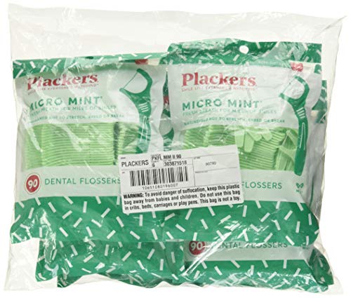Plackers Dental Hilo Dental Micro Mint – 90 Count (1 unidad Total 90)