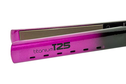 Plancha de Pelo Profesional Titanio Placa Estrecha y Fina Rosa T25 - My Hair