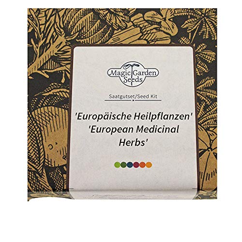 'Plantas medicinales centroeuropeas' set de semillas de regalo con 12 hierbas tradicionales