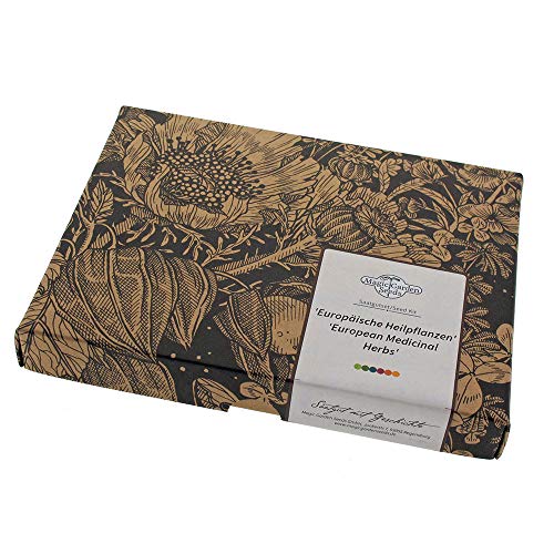 'Plantas medicinales centroeuropeas' set de semillas de regalo con 12 hierbas tradicionales