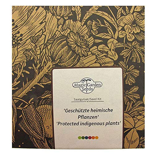 Plantas protegidas - kit regalo de semillas con 3 especies de flores silvestres amenazadas de extinción