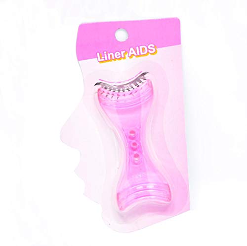 Plantilla delineadora de ojos para mujer, herramienta de maquillaje para principiantes, color rosa