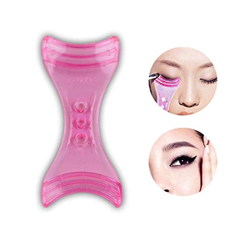 Plantilla delineadora de ojos para mujer, herramienta de maquillaje para principiantes, color rosa