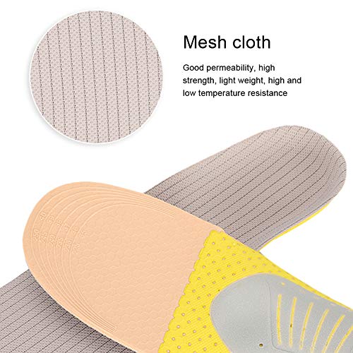 Plantillas, Cómodas Y Transpirables, Fáciles De Mantener, Plantillas Ortopédicas Unisex, Inserciones Ortopédicas Para Hombres Y Mujeres Que Se Adaptan a Todo El Calzado (1 Par)(L (41-45))