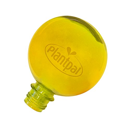 Plantpal Lote de 2 globos de riego grandes Nueva visión clara del nivel de agua en colores claros. Regadera para plantas de vacaciones y uso diario.