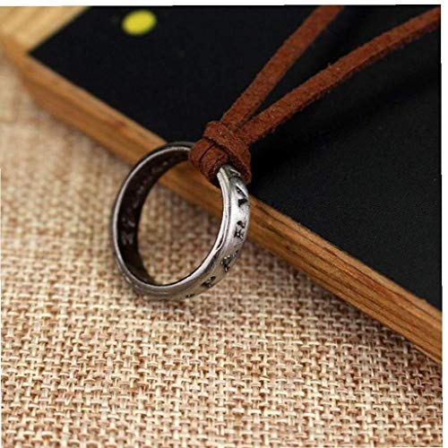 Plateado Plata, Collar De Cuero Cable De Nathan Drake Collar De Cadena Larga Hombres Accesorios