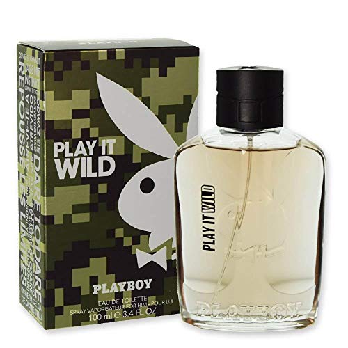 Play It Wild Playboy 3.4 oz EDT Spray para hombres