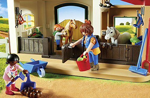 PLAYMOBIL Country Granja de Ponis con muchos Animales y Pajar, A partir de 4 años (6927)