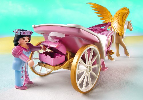 PLAYMOBIL Future Planet - Princesas Pegaso con Carruaje, Princesas Pegaso con Carruaje, Multicolor, 25 x 10 x 20 cm, (626700)