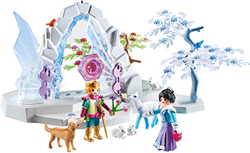 PLAYMOBIL Magic Portal de Cristal al Mundo de Invierno con Efecto de Luz y Brazalete Mágico, A partir de 4 años (9471)