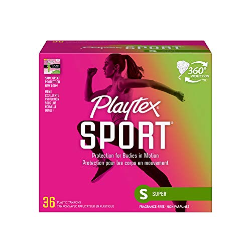 Playtex Sport Tampons with Flex-Fit Technology, Super, Unscented - 36 Count by Playtex