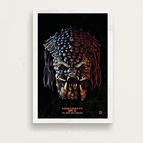 PLjVU Caliente clásico película de Terror Arte Pintura Retro Lienzo Cartel Pared decoración del hogar-Sin marco50X70cm