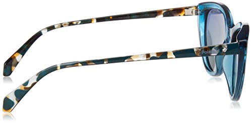Polaroid PLD 4080/S gafas de sol, Azul Oscuro - Cristal Habana, 55 para Mujer
