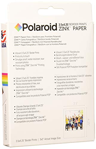 Polaroid Zink - Papel fotográfico para Polaroid Pop 2.0, 40 hojas