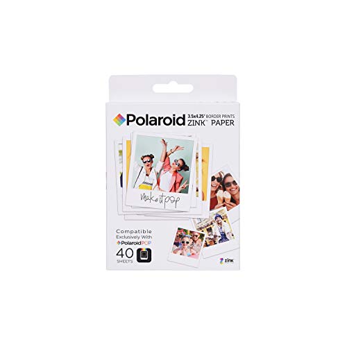 Polaroid Zink - Papel fotográfico para Polaroid Pop 2.0, 40 hojas