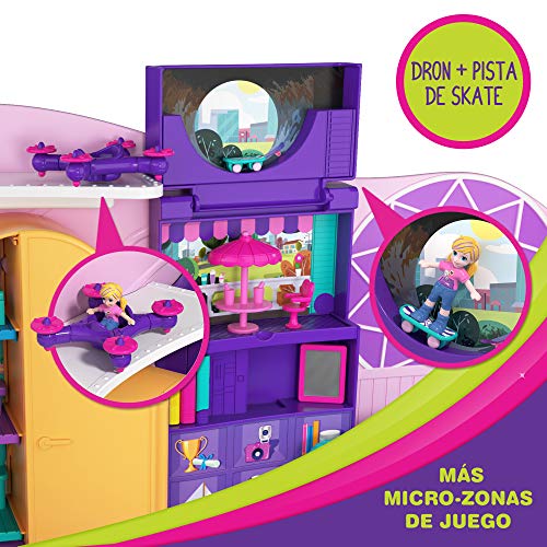 Polly Pocket Habitación Polly-Transformación, casa de muñecas (Mattel FRY98) , color/modelo surtido