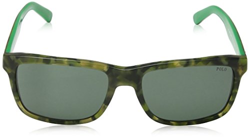 Polo Ralph Lauren PH4098 gafas de sol, Verde (Green 543671), Talla única (Talla del fabricante: One size) Unisex Adulto