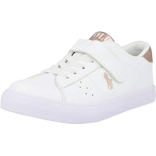 Polo Ralph Lauren Theron PS C Blanco/Rosa (White/Rose Metallic) Tumbled 31 EU