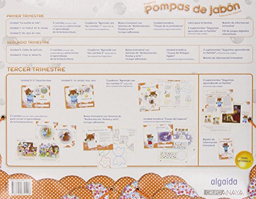 Pompas de jabón 5 años. Proyecto Educación Infantil 2º Ciclo - 9788490670088