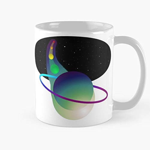 Pop Out Pocket Wormhole Universe Classic Mug - Ceramic Coffee White (11 Ounce) Tea Cup Gifts For Bestie, Mom And Dad