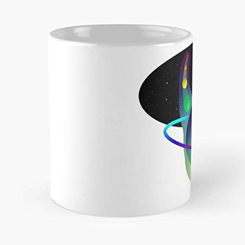 Pop Out Pocket Wormhole Universe Classic Mug - Ceramic Coffee White (11 Ounce) Tea Cup Gifts For Bestie, Mom And Dad