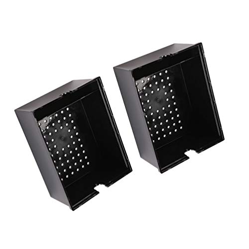 POPETPOP 2 Piezas Caja de Filtro Externo de Acuario Caja de Filtro de Caja de Goteo Superior para Tanque de Peces de Acuario Casero