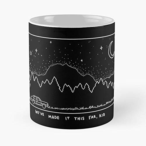 Popular 100 Top Most Cool Retro Vintage Badge Emblem Logo Motif Pop - Taza de café de regalo de moda superventas negra, blanca, cambia de color 11 onzas, 15 onzas para todos…