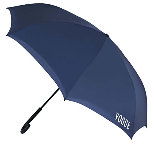 Por fin un paraguas que evita que nos mojemos al salir o al entrar del coche. Paraguas Vogue Invertido reversible con doble capa. Antiviento.