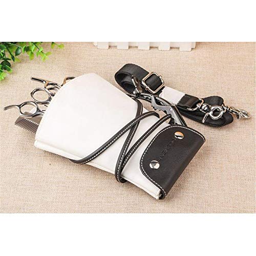 Porta Bolso Peluquería 3 PCS tijeras de peluquería bolso de la correa Herramientas Tijeras de peluquería Peine titular bolsa Kit de herramientas de almacenamiento Salón del recorrido del bolso para pi