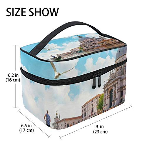 Portable Hanging Large Makeup Travel Bag Waterproof Toiletry Organizer Cosmetic Bag The Gand Canal In Venice