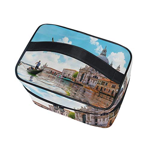 Portable Hanging Large Makeup Travel Bag Waterproof Toiletry Organizer Cosmetic Bag The Gand Canal In Venice