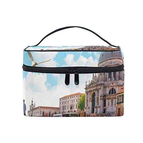 Portable Hanging Large Makeup Travel Bag Waterproof Toiletry Organizer Cosmetic Bag The Gand Canal In Venice