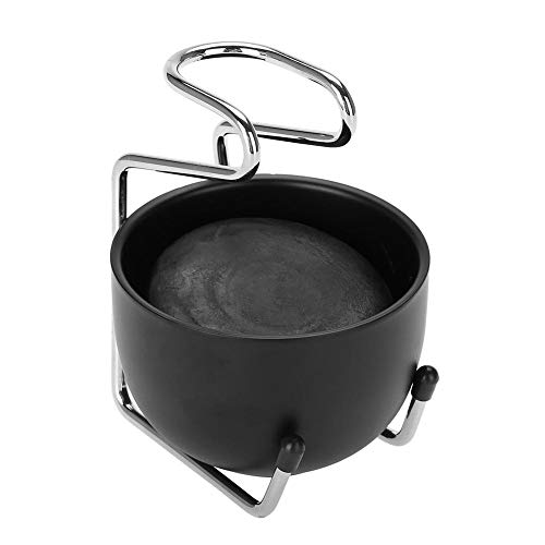 Portapinceles, juego de afeitar 2 en 1 para hombres Copa de afeitar + Porta barba de afeitar Jabón de afeitar masculino Soporte de tazones de afeitar