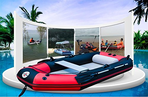 POTA 3-Persona Kayak Bote Inflable a la Deriva Botes de Asalto engrosadas Barco de Pesca