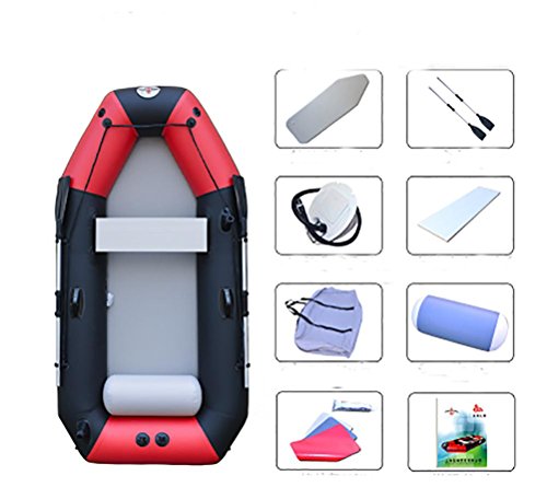 POTA 3-Persona Kayak Bote Inflable a la Deriva Botes de Asalto engrosadas Barco de Pesca