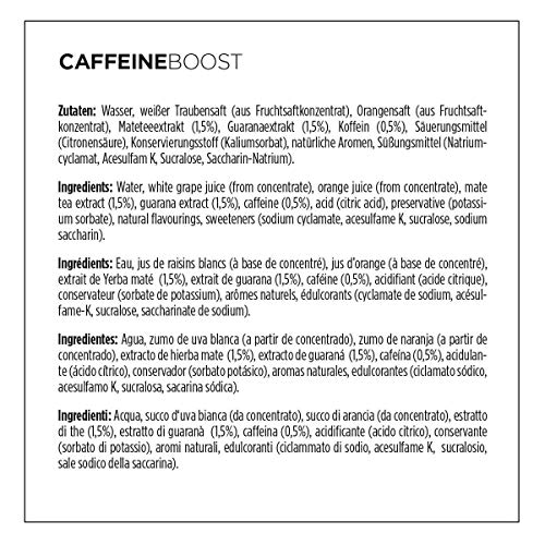 PowerBar Caffeine Boost Ampollas 20x25ml - Suplemento con 200mg de Cafeína