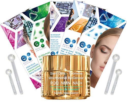 PQQ NMN NAD+ CoQ10 Vitamin B5 B6 B7 B9 & B12 Betaine TMG Piperine - MAXIMUM ENERGY - Reduce Fatigue, Tiredness & Exhaustion - IMMUNE SUPPORT - Thera Stem Cell (ENERGISE I)