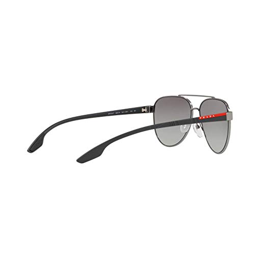 Prada Sport 54TS Gafas, GUNMETAL/GREYGRADIENT, 58 Hombres