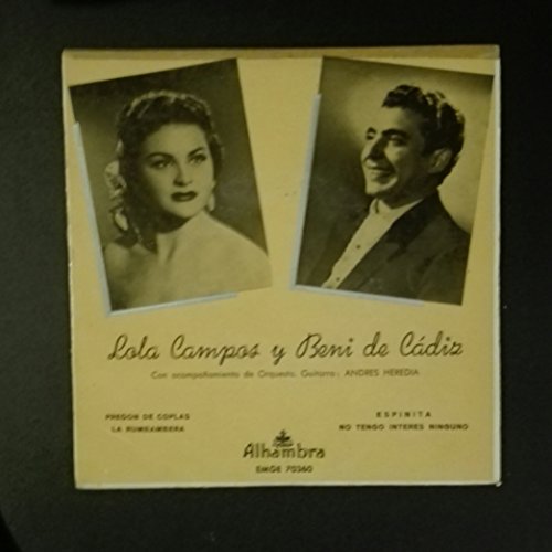 PREGON DE COPLAS-LA RUMBAMBERA-ESPINITA-NO TENGO INTRERES ALGUNO