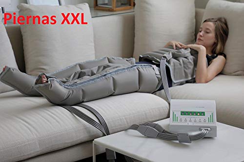 Presoterapia Profesional XXL con Dos Perneras EXTRA GRANDES, Dos Brazos, Faja abdominal, Extensores