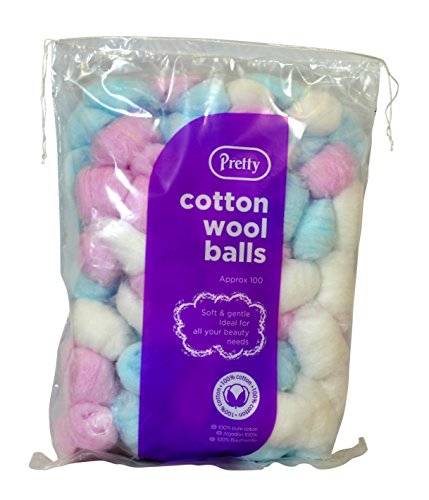 Pretty bolas de algodón color 100